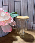 4oz Snowglobe Shot Glass