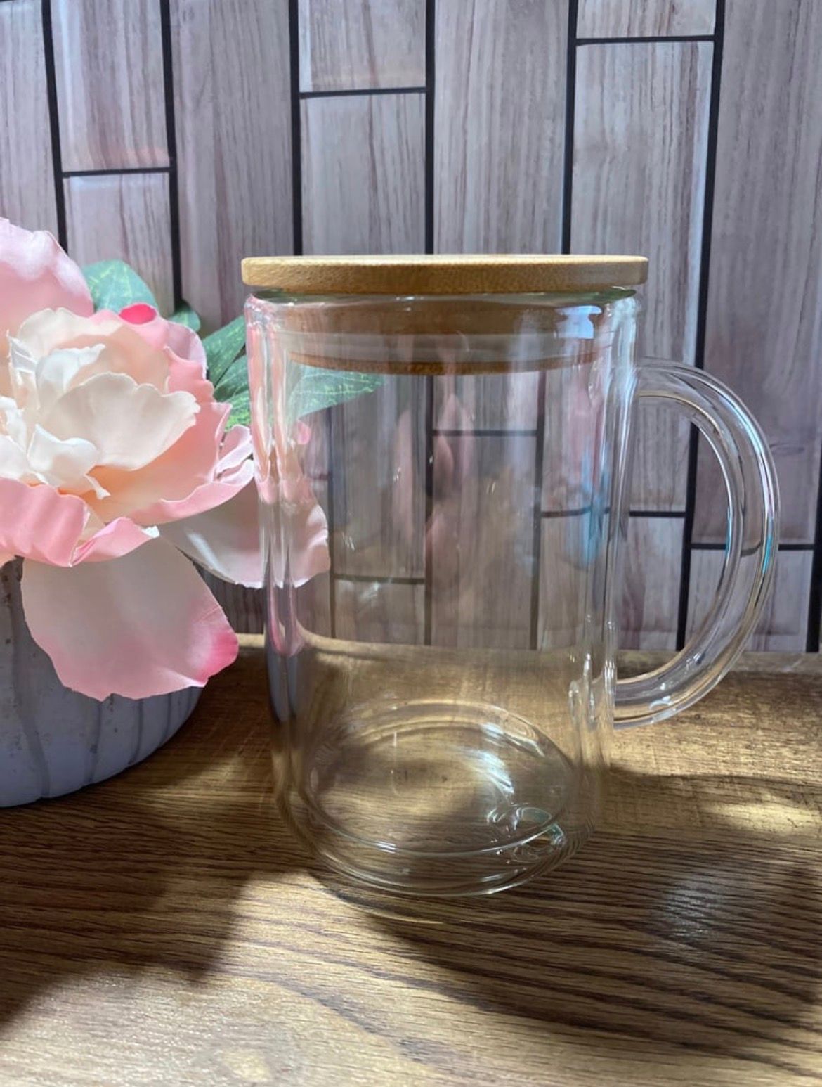 16oz Glass Snowglobe Mug