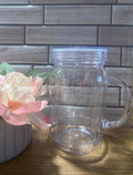 20oz Acrylic Snow Globe Mason Jar