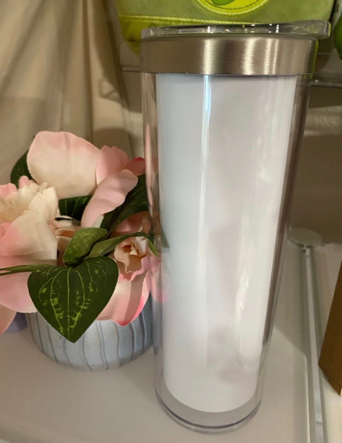 20oz Stainless Steel Snowglobe Tumbler